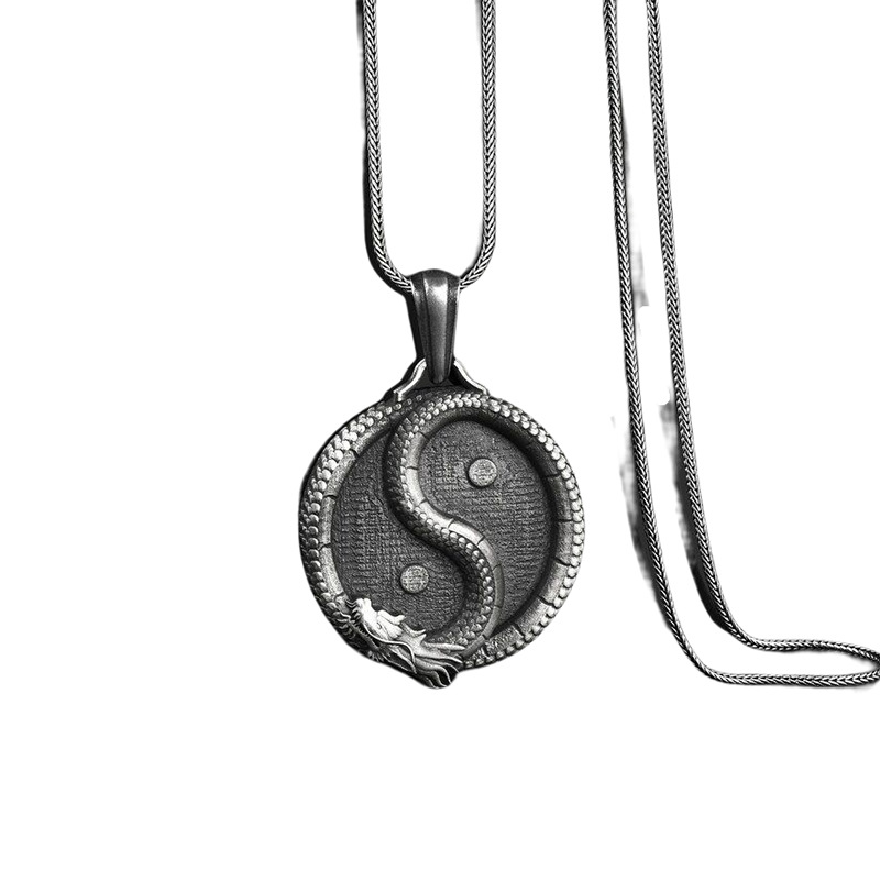 Men's Personalized Stylish And Simple All-match Pendant Sweater Chain