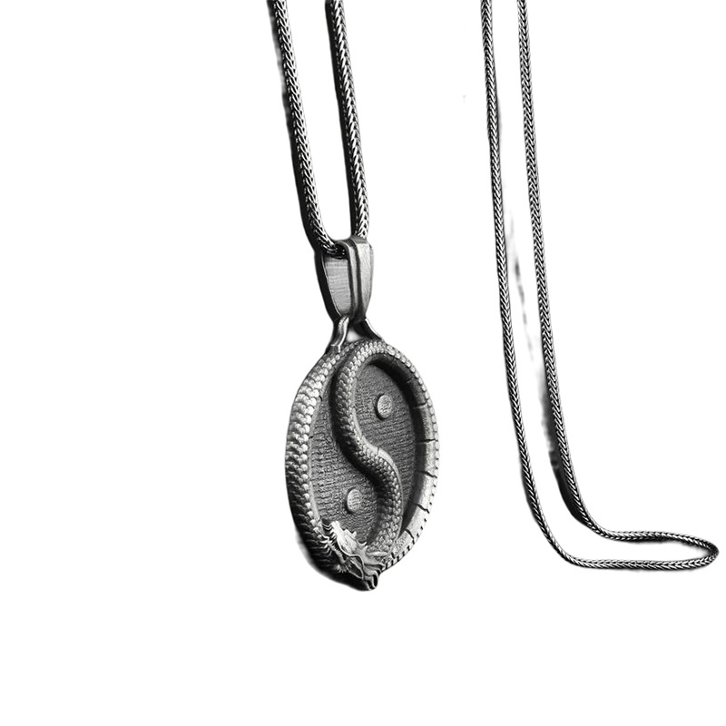 Men's Personalized Stylish And Simple All-match Pendant Sweater Chain