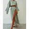 Leisure Vacation Linen Blended Short Cotton And Linen Casual Two-piece Suit