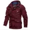 Men's Medium To Long Casual Outdoor Hooded Plus Size Jacket