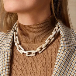 Acrylic clavicle chain