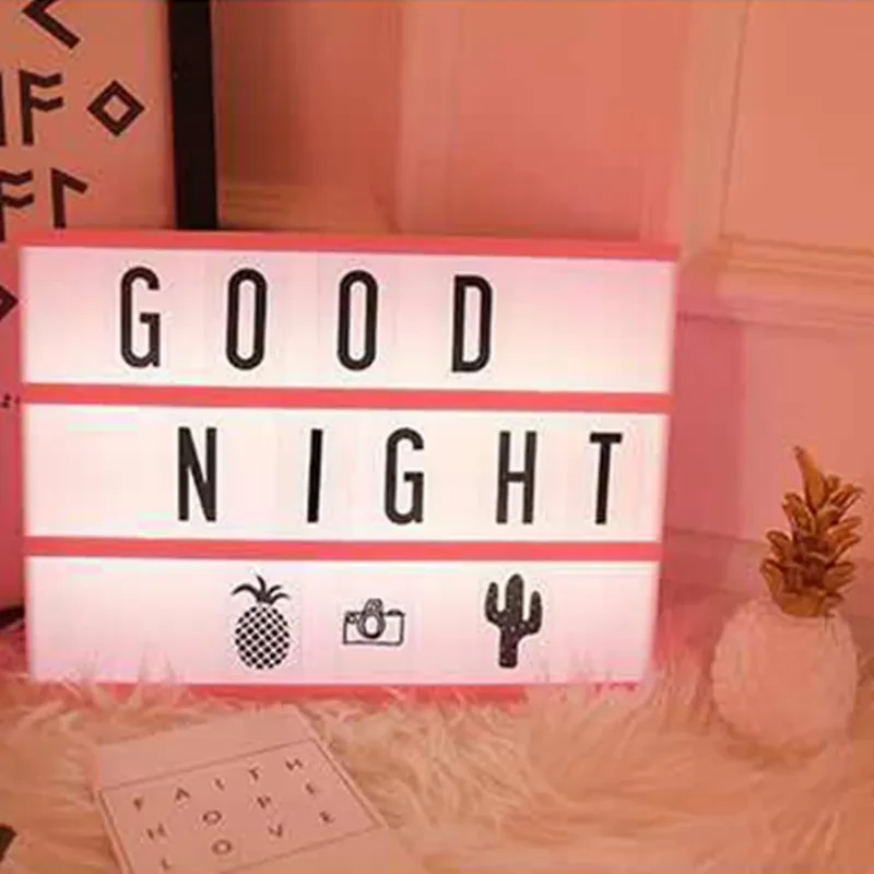 Cinema Light Box Symbols