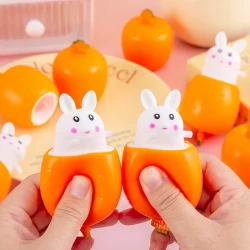 Decompression Carrot Rabbit Squeezing Toy Decompression Toy