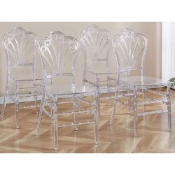 Welding Chair,dining Chair,set Of 4,plastic Seat