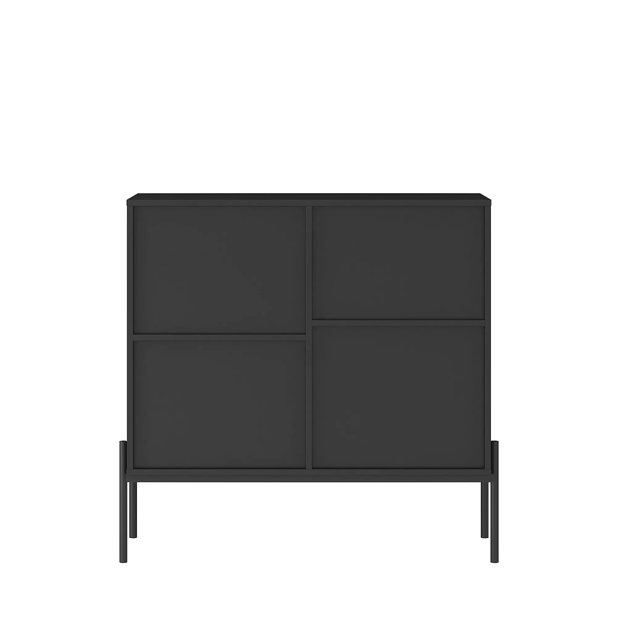 Sideboards Buffets Cabinet Home Coffee Bar Cabinet,with Drawers,2 Cabinets And 6-Bottle Wine Rack For Living Room Or Kitchen Dining Room Home Decor Black