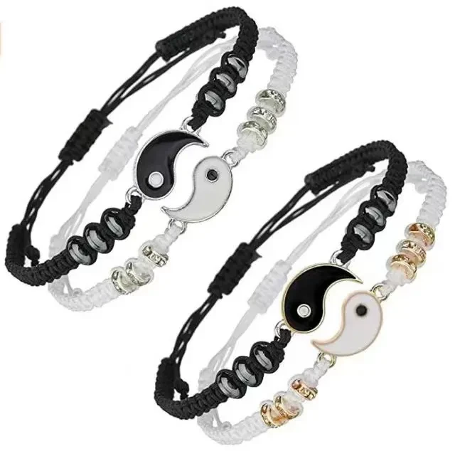 Alloy Tai Braided Bracelet Handmade Diamond Braided Bracelet