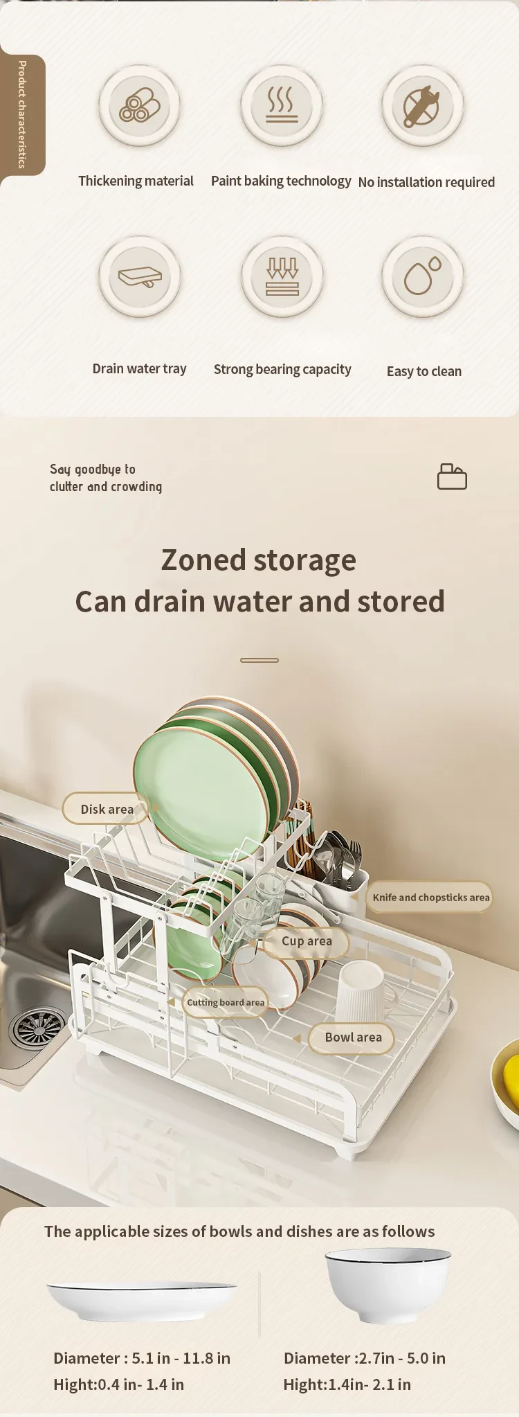 Kitchen Dish Rack