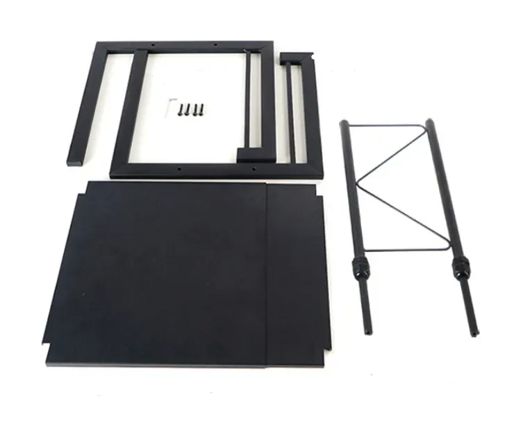 Retractable kitchen microwave rack