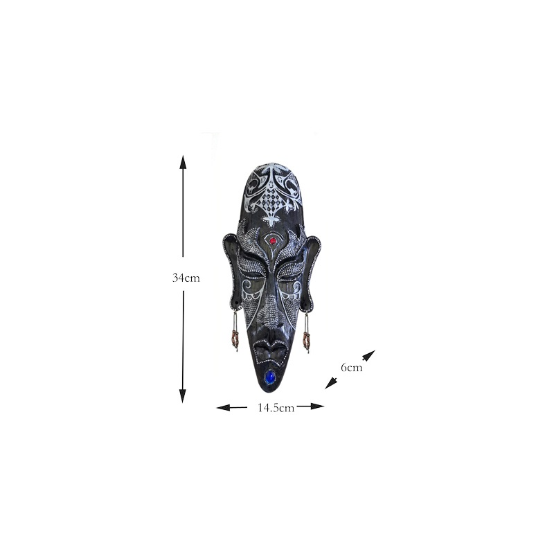 Resin Tribal Mask Home Decor