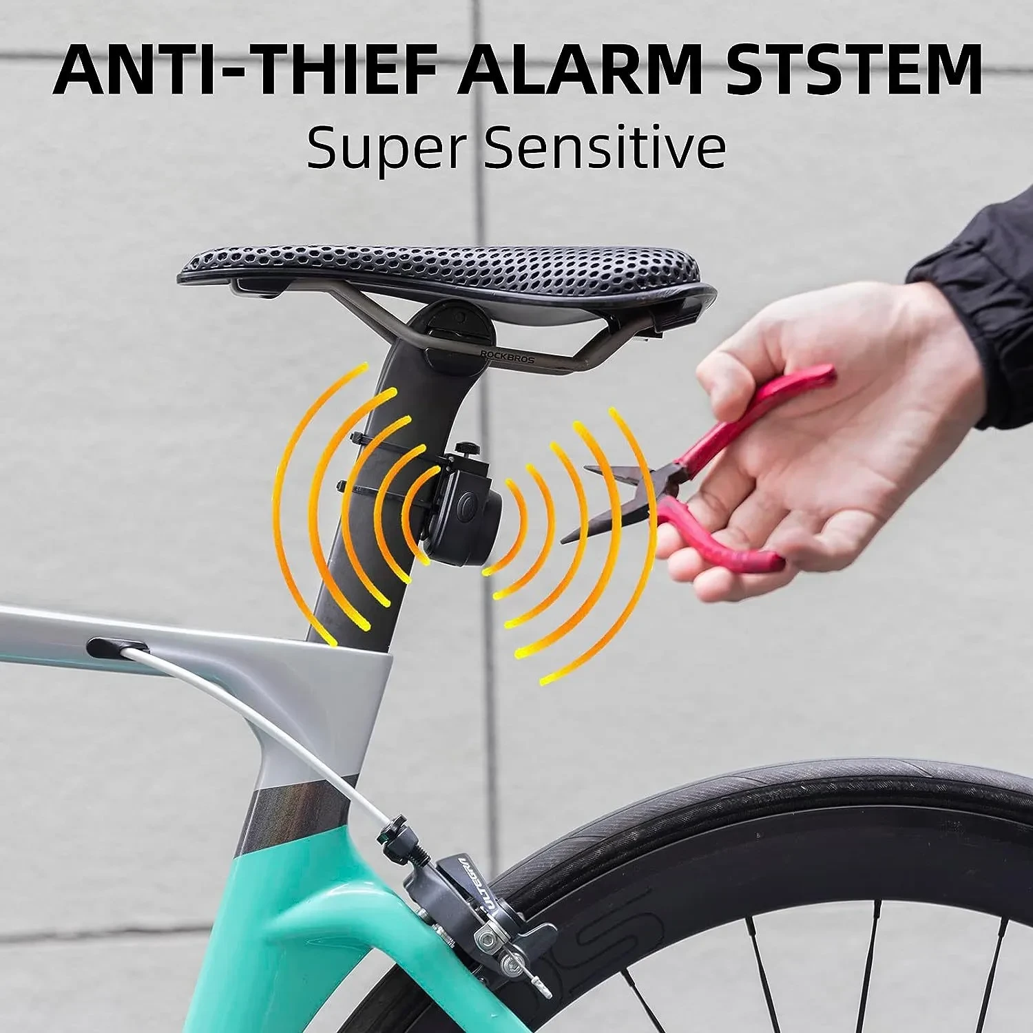 Bicycle Motorcycle Alarm Rechargeable Multifunctional