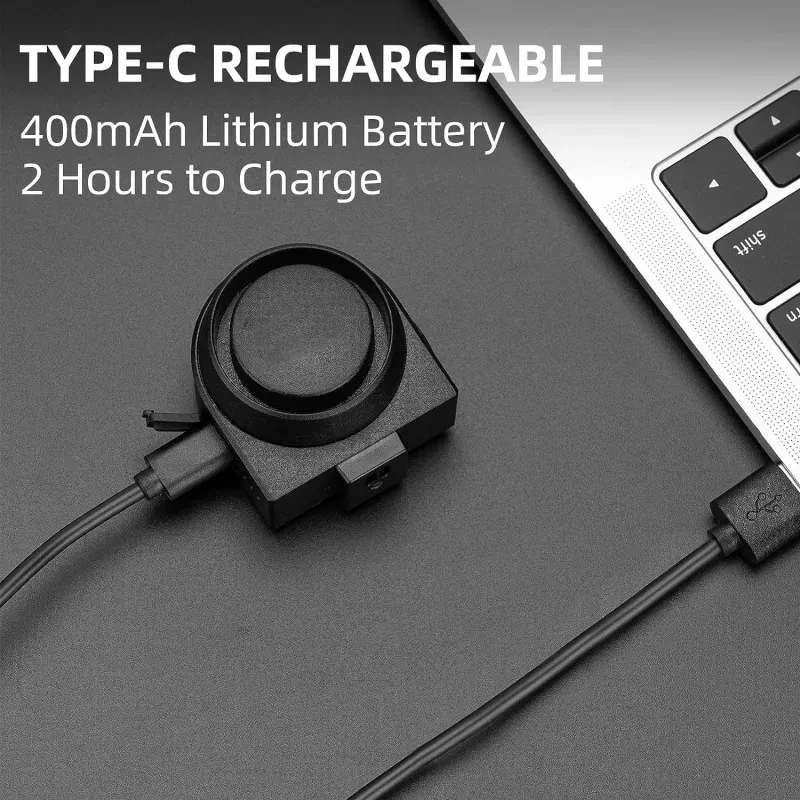 Bicycle Motorcycle Alarm Rechargeable Multifunctional