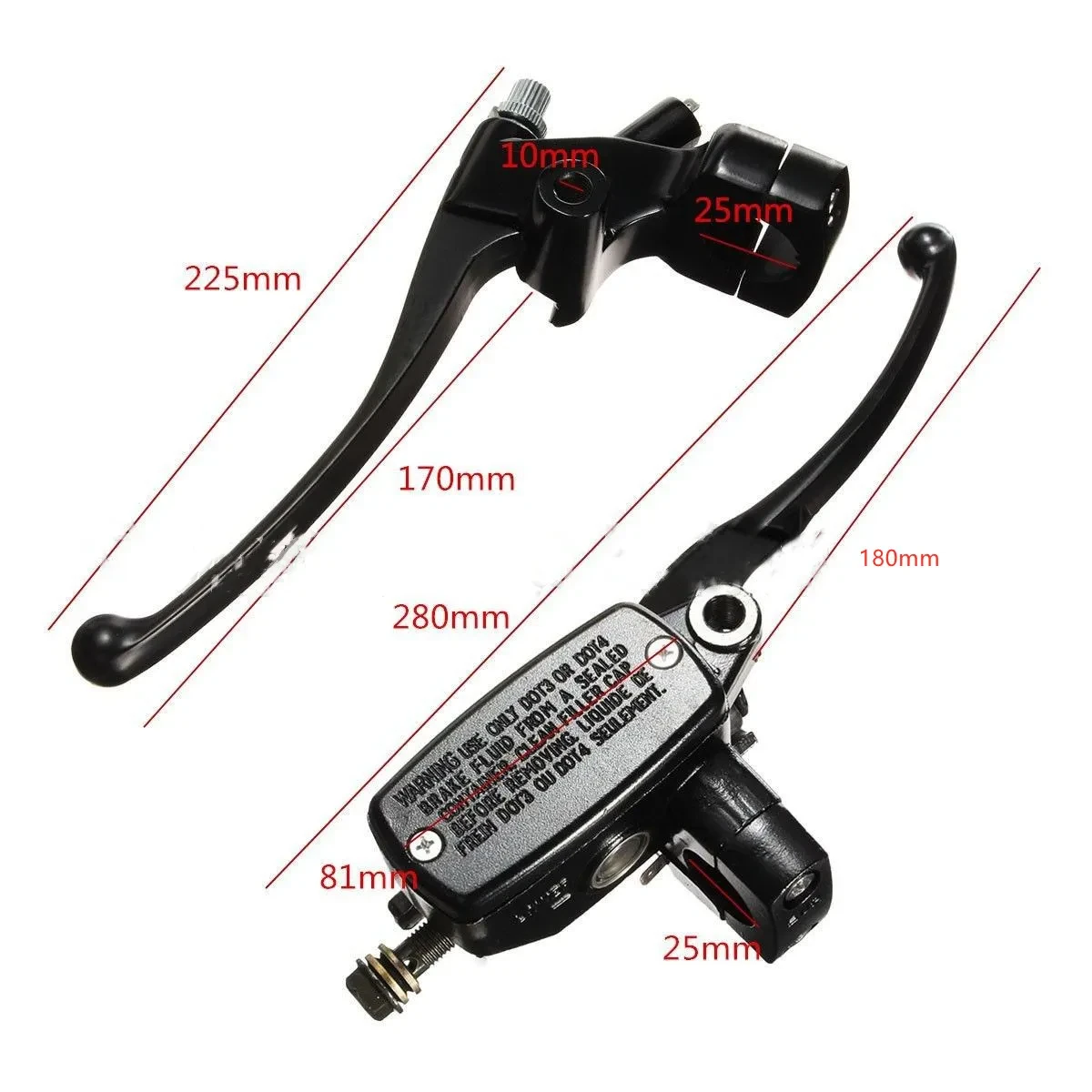Motorcycle Handle Clutch Handbrake Pump