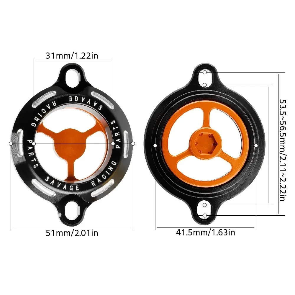 Motorcycle Modified Engine Oil Filter Cover