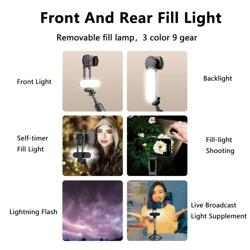 New Bluetooth Self Timer Tripod Stabilizer