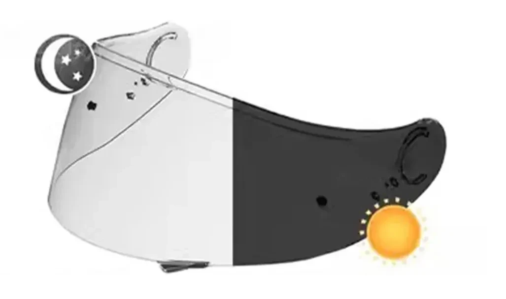 Photochromic Separate Visor Replacement Helmet Windshield