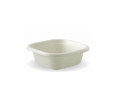 BASES TAKEAWAY BIOCANE WHITE 280ML 50s/SLV(BIOPAK )