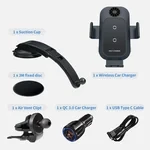AUTO CLAMPING CAR WIRELESS CHARGER