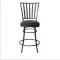 Stellan - Swivel Counter Stool Black