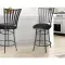 Stellan - Swivel Counter Stool Black