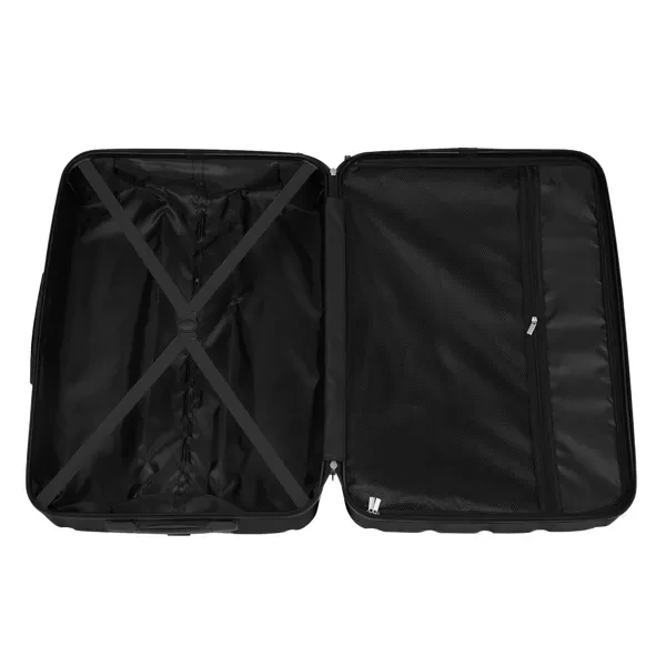 Three In One Set With Vertical Stripe Pattern ABS PC Luggage, 20in, 24in, 28in ABS