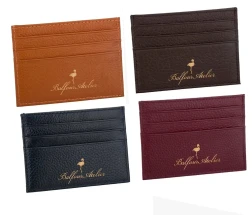 Anti-magnetic RFID Top Layer Cowhide For ID Card Bag
