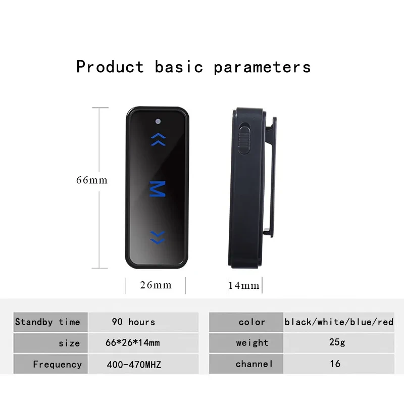 Radio Mini Small Walkie-talkie Ear-hook Handheld Hair Salon And Hairdressing Home Walkie-talkie
