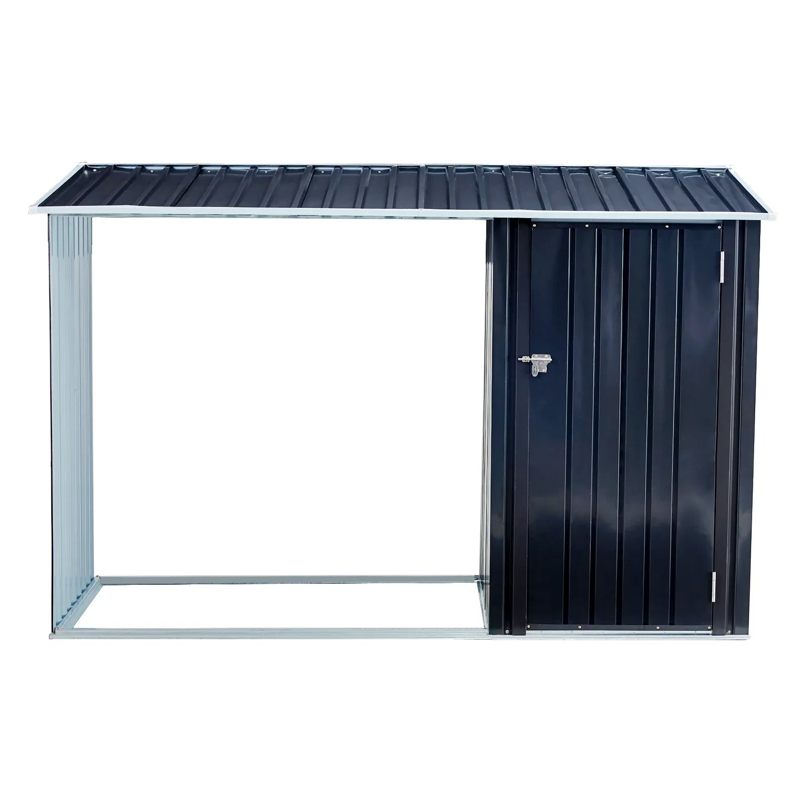 Outdoor Firewood Storage Shed With Rack And Log Holder Shelter