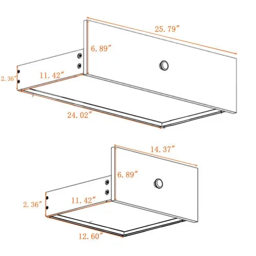 Storage Rack Suitable For Corridors Living Rooms Black
