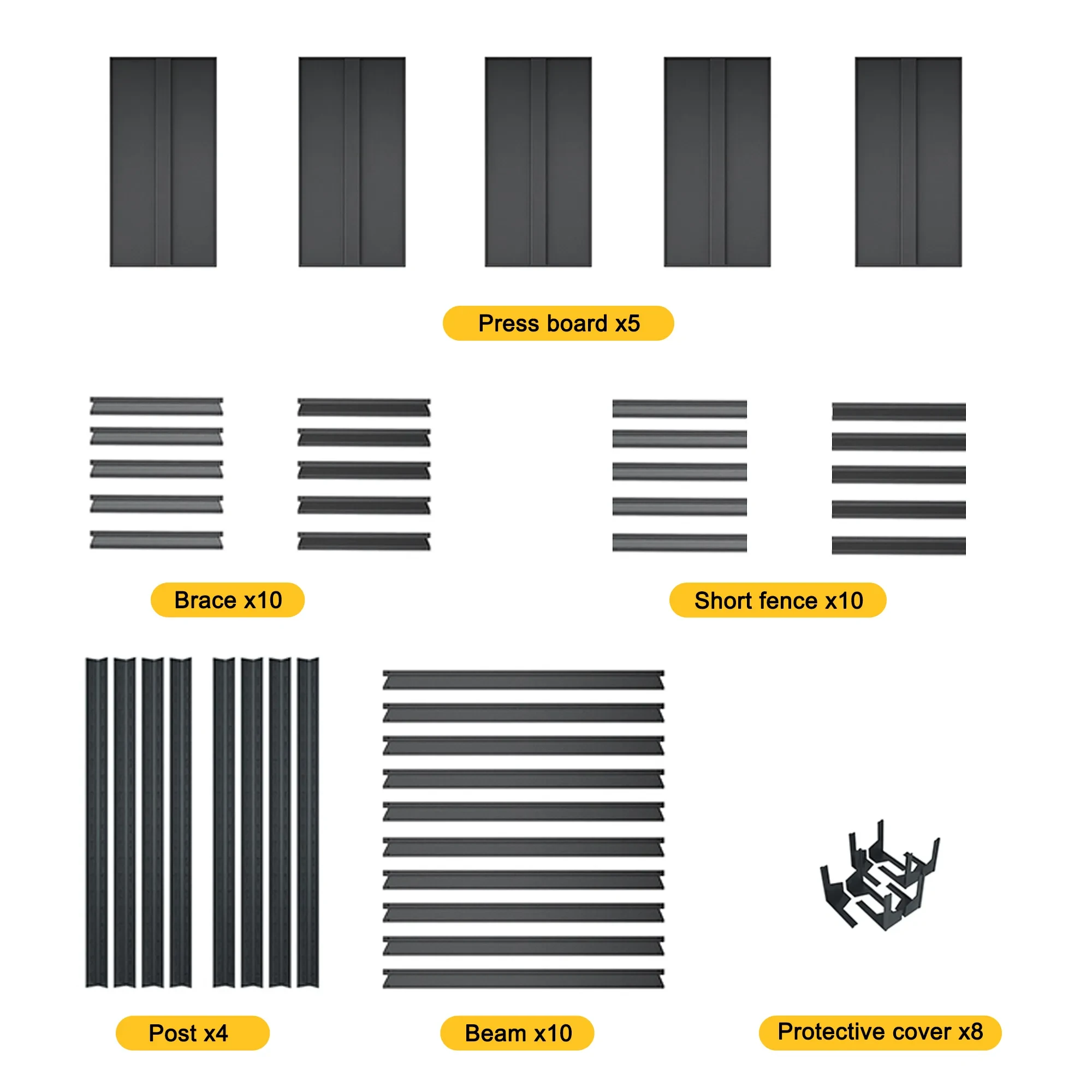 Two Sided Fence Style, Storage Rack And Shelf