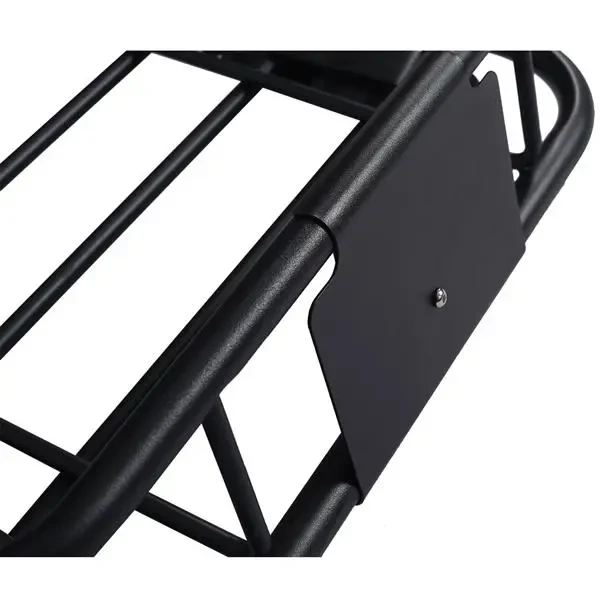 Roof Luggage Rack Basket, 64 Inch Black Steel