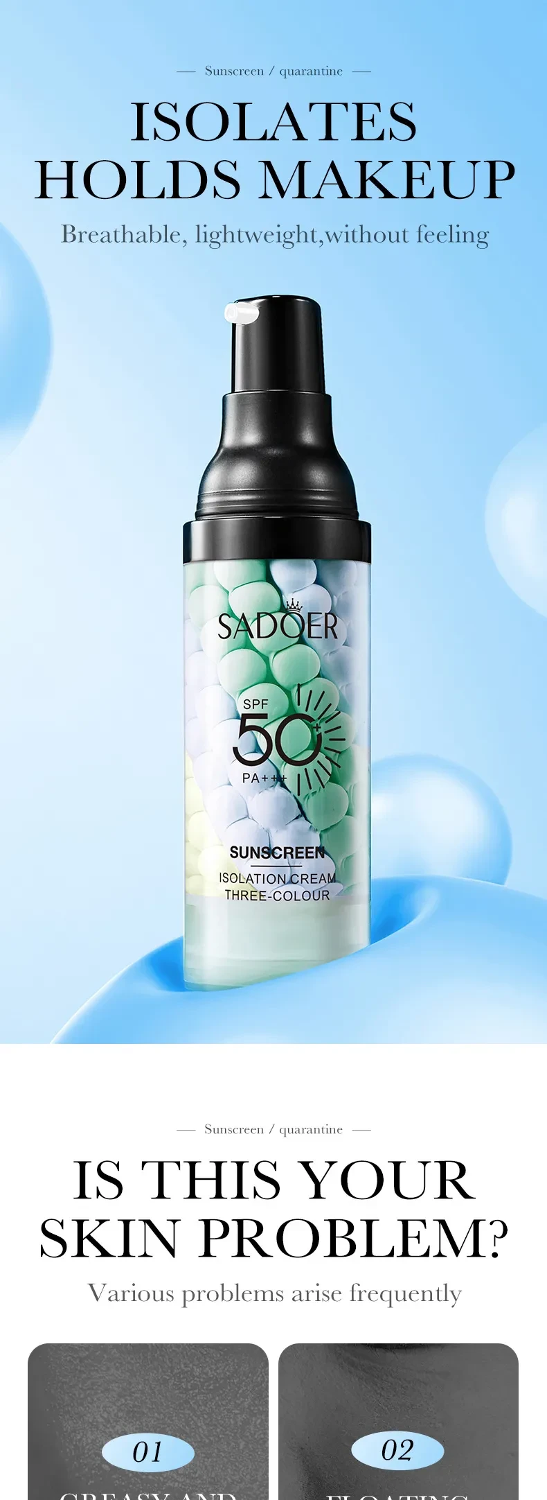 Sun Protection Concealer Repair Cream