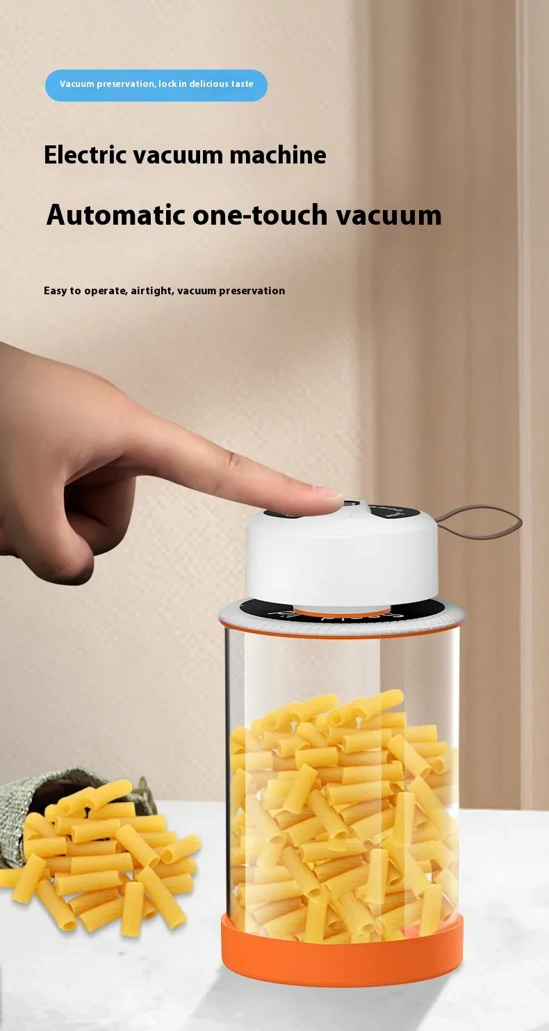 Mason Jar Sealing Machine Electric Vacuum Sealing Machine Kitchen Gadgets