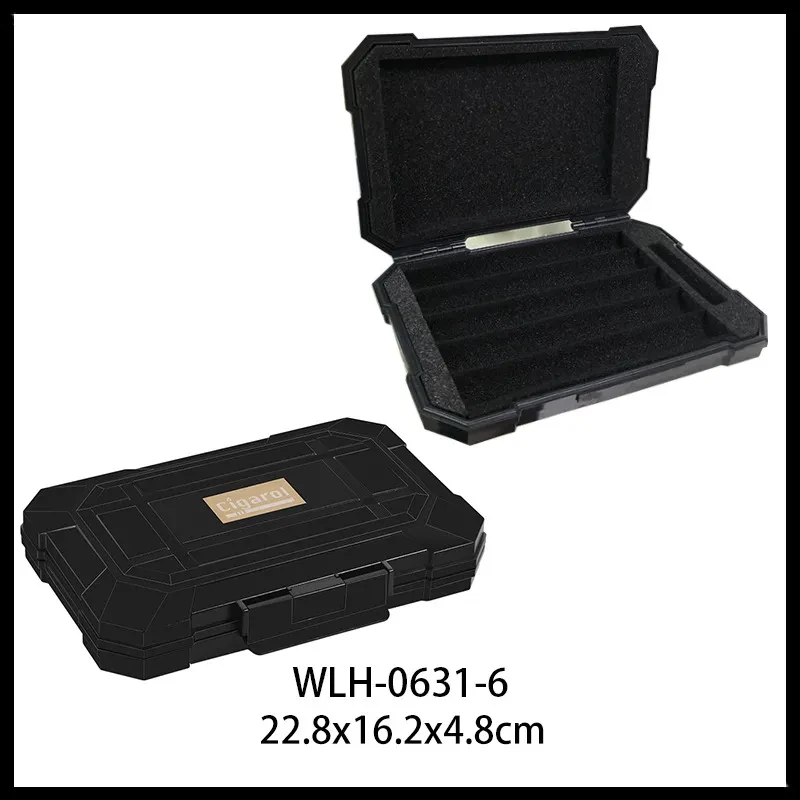 Portable Cigar Case for Business Travel Plastic Sponge