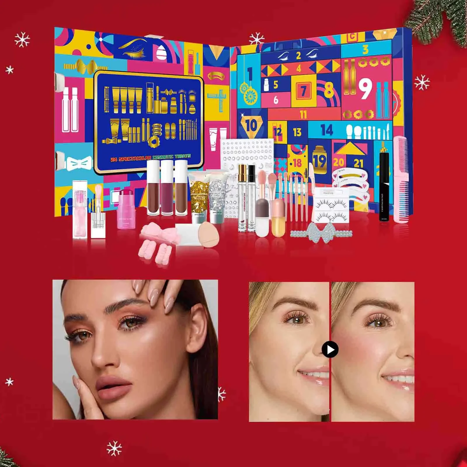 Christmas Countdown Gift Box Holiday Gift