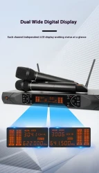 Wireless Microphone One-to-two FM Stage Performance Microphone