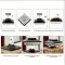 6 Pack Outdoor Post Cap Lights Cold White IP65 Waterproof For Deck Fence Post Patio Decoration
