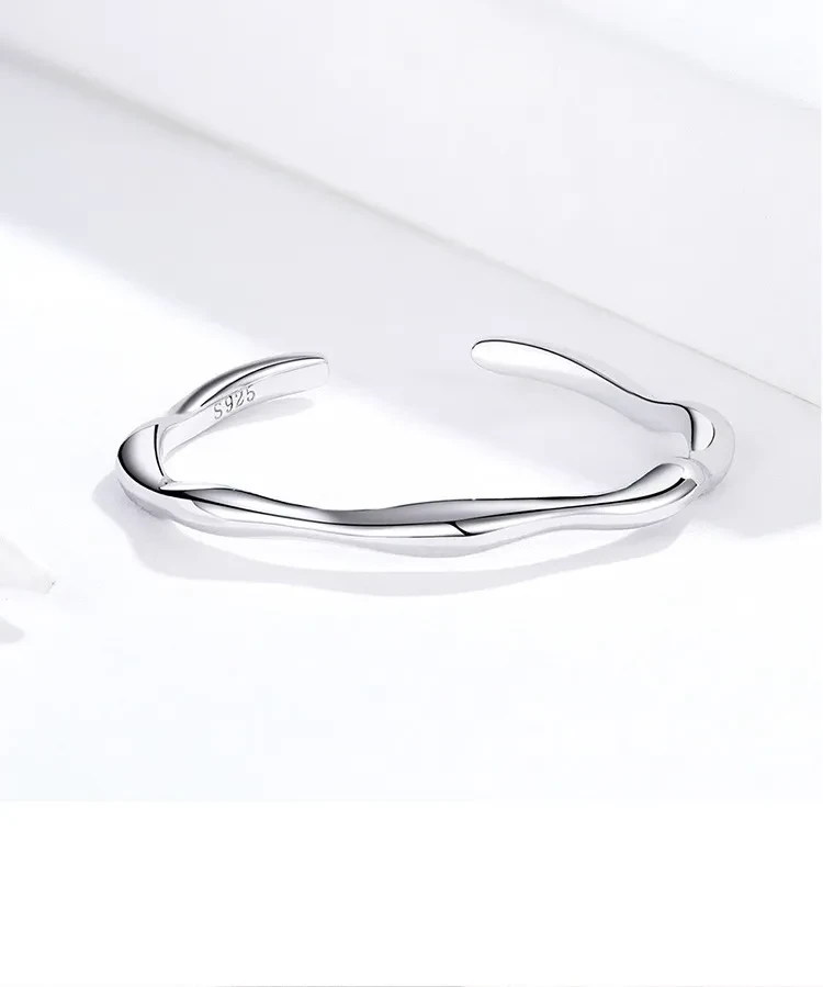Irregular silver ring