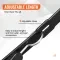 VEVOR 4 Pcs Flat Bungee Cord Set 20 Mm Heavy Duty Bungee Straps With S-Hook
