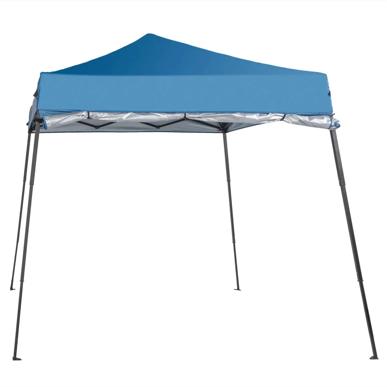6X6ft Sky Blue Diagonal Band With One Side Of Surrounding Cloth Folding Shed
