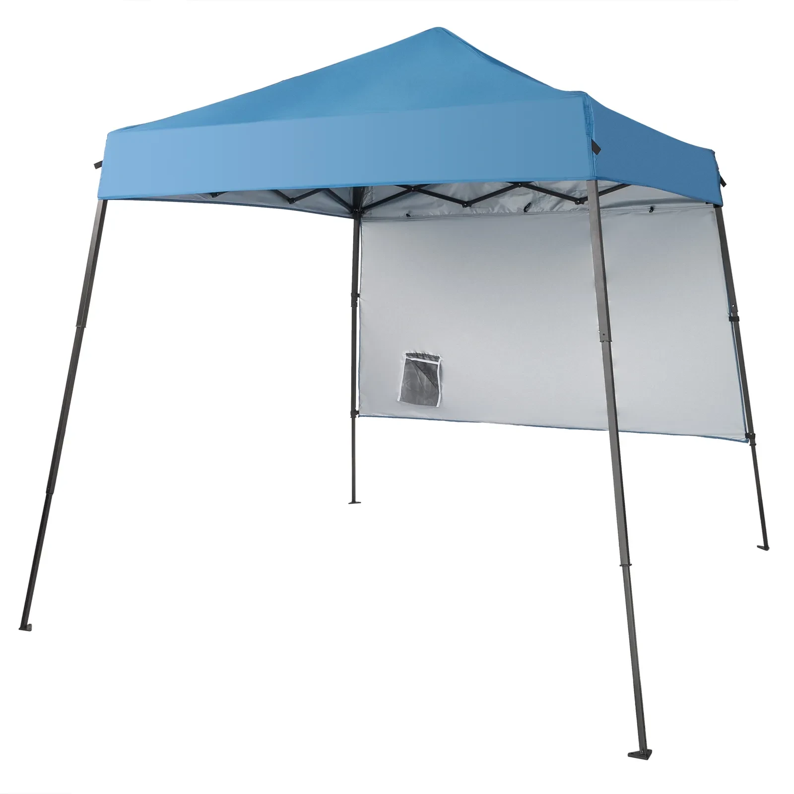 6X6ft Sky Blue Diagonal Band With One Side Of Surrounding Cloth Folding Shed