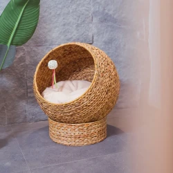 Simple Home Summer Rattan Cat Nest
