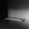 Floating TV Stand, Wall Mounted TV Shelf With Led Lights & Power Outlet, High Gloss TV Cabinet for Black Tv Stands for Living Room