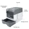 Grey Large Cat Litter Box Cat Pan Drawer Anti-Splashing Cat Potty Tray Cleaning