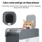 Grey Large Cat Litter Box Cat Pan Drawer Anti-Splashing Cat Potty Tray Cleaning