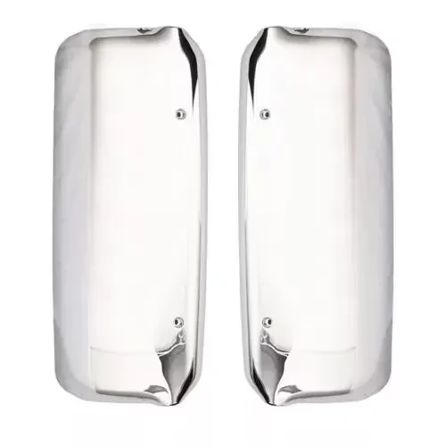 LEAVAN 2PCS Chrome Plated Rearview Mirror Cover Suitable For 2005-2017 Freightliner Century&Columbia - Driver's And Passenger's Sides
