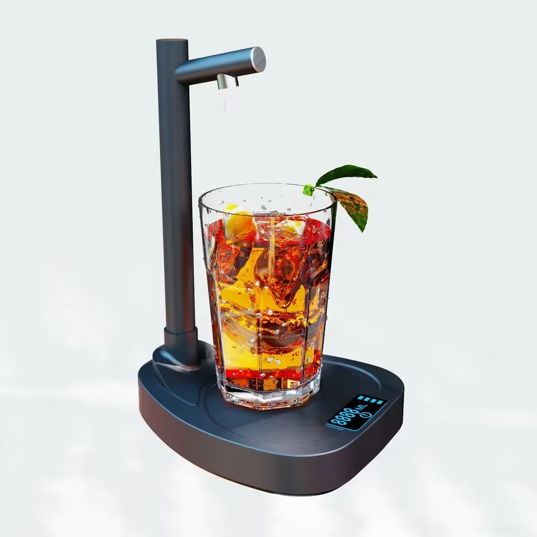 Added Extension Tupe Water Dispenser Automatic Water Bottle Desktop Rechargeable Water Dispenser With Stand