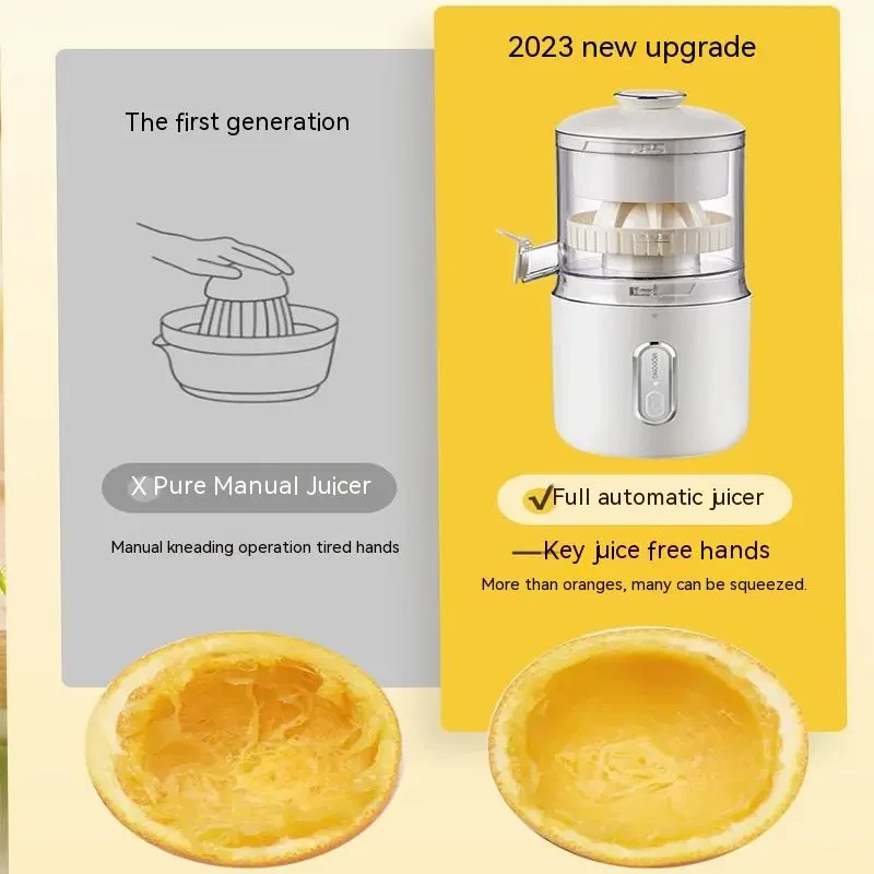 Multifunctional Wireless Electric Juicer Steel Orange Lemon Blender USB Portable Mini Fruit Squeezer Pressure Juicer Kitchen