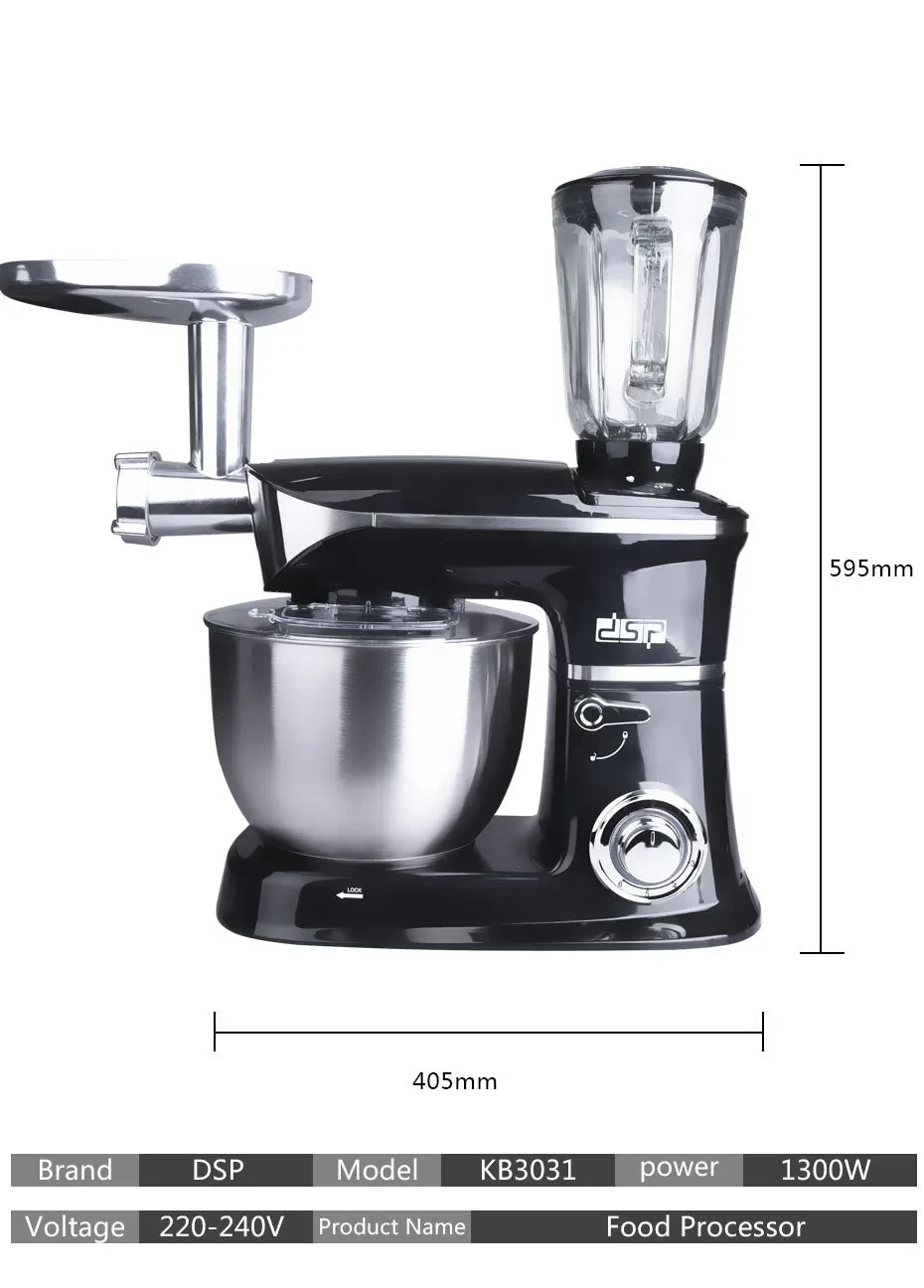 Three-in-one Household Multi-function And Noodle Machine Fully Automatic Juicer Meat Cooking Machine Stirring Chef Machine