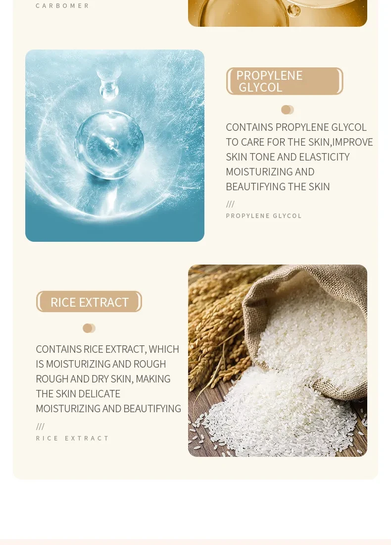Rice Cream Hydrating And Skin Rejuvenating Moisturizing Cream