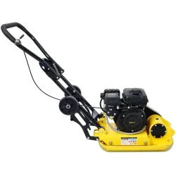 2.5HP Plate Compactor Gas 79.7cc 8200N Force Construction Concrete Tamper Machine Power Paver 19.3 X 12.6 Plate,EPA Compliant